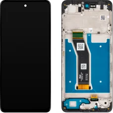 Motorola Moto G04 LCD kijelző modul, fekete