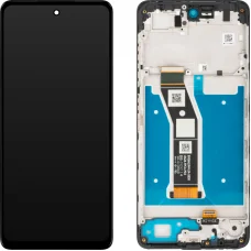 LCD Kijelző Modul Motorola Moto G04s készülékhez, fekete