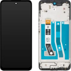 LCD kijelző modul Motorola Moto G55-hez, fekete