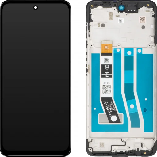 LCD kijelző modul Motorola Moto G55-hez, fekete - 1