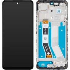 Motorola Moto G73 LCD kijelző modul, fekete