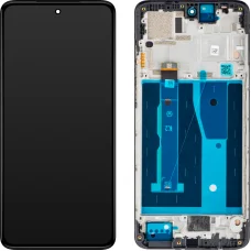 LCD kijelző modul Motorola Moto G84-hez, fekete