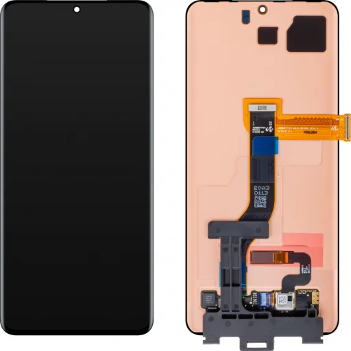 Samsung Galaxy S20+ 5G G986 / S20+ G985 LCD kijelző modul, keret nélkül, fekete - 1