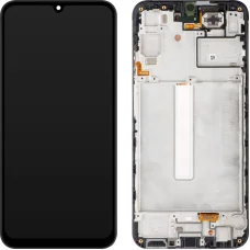 LCD kijelző modul Samsung Galaxy A25 A256 számára, Brave Black