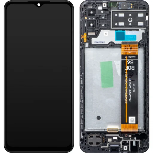 LCD Kijelző Modul Samsung Galaxy M13 M135, Fekete - 1