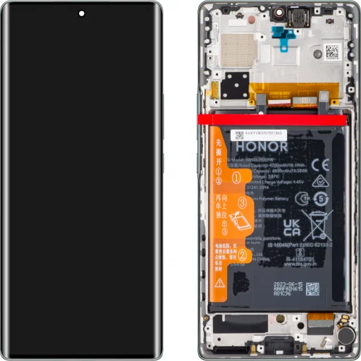 LCD Kijelző Modul Honor 70-hez, Akkumulátorral, Smaragdzöld, - 1