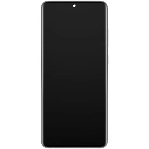 LCD kijelző modul Samsung Galaxy S20 Ultra 5G G988 / S20 Ultra G988, kamera nélkül, szürke - 2