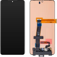 LCD Kijelző Modul Samsung Galaxy S20 Ultra 5G G988 / S20 Ultra G988, keret nélkül, fekete