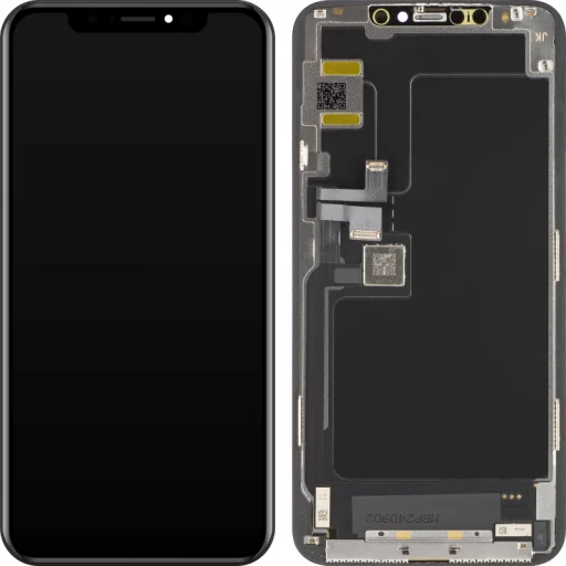 LCD kijelző modul JK Apple iPhone 11 Pro Max - OLED verzió fekete - 1
