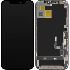 LCD Kijelző Modul JK Apple iPhone 12 / 12 Pro számára, OLED IC verzió, Fekete