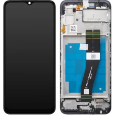 LCD kijelző modul Samsung Galaxy A03 A035, G verzió, fekete