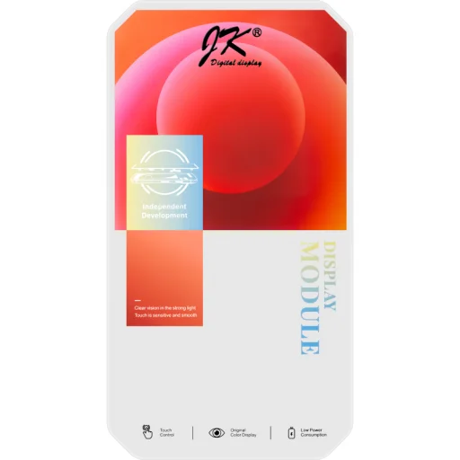 LCD kijelző modul JK Apple iPhone XR-hez, In-Cell verzió, fekete - 4