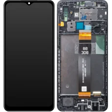 Samsung Galaxy A02 A022 fekete LCD kijelző modul