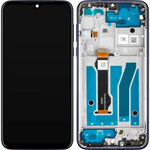 Motorola Moto G8 Plus LCD kijelző modul, sötétkék - 1