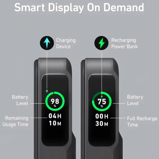 Powerbank Anker MagGo, 10000mAh, 27W, PD + FQI, Fekete A1654G11 - 4