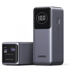 Powerbank UGREEN PB724, 12000 mAh, 100W, QC + PD, Szürke