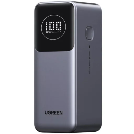 Powerbank UGREEN PB724, 12000 mAh, 100W, QC + PD, Szürke - 2