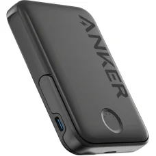 Powerbank Anker 322 MagGo, 5000mAh, 7.5W, Black A1618G11