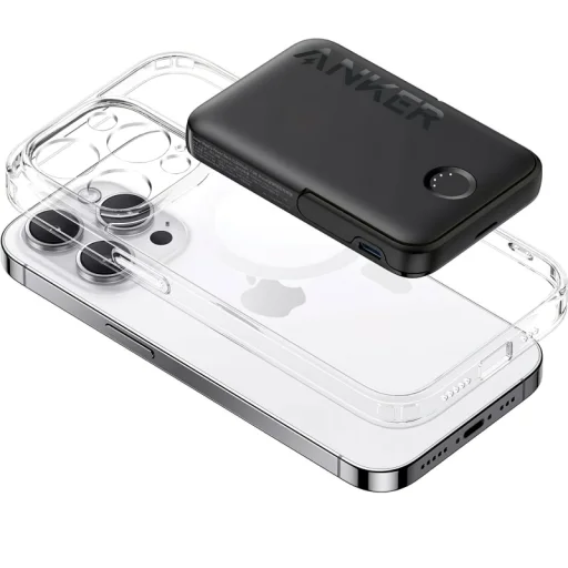 Powerbank Anker 322 MagGo, 5000mAh, 7.5W, Black A1618G11 - 2