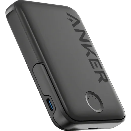 Powerbank Anker 322 MagGo, 5000mAh, 7.5W, Black A1618G11 - 1