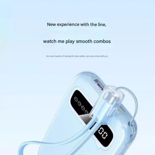 Powerbank UGREEN PB522, 10000mAh, 20W, QC + PD, Kék - 5