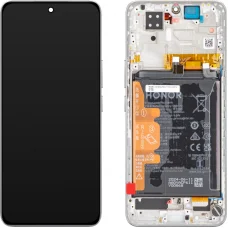 Honor 200 LCD kijelző modul akkumulátorral, Holdfény Fehér