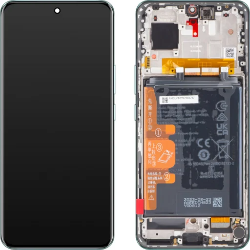 LCD kijelző modul Honor 90-hez, akkumulátorral, Smaragd zöld - 1