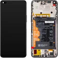 LCD Kijelző Modul Honor 50 Lite-hoz, Akkumulátorral, Éjfekete