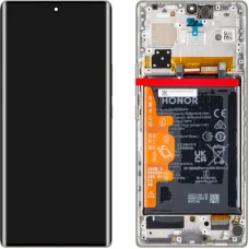 LCD kijelző modul Honor 70, akkumulátorral, Kristály Ezüst