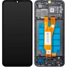 Samsung Galaxy A03 Core A032 fekete LCD kijelző modul