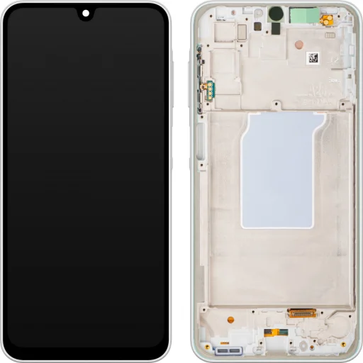 LCD kijelző modul Samsung Galaxy A26 A266, fehér - 1