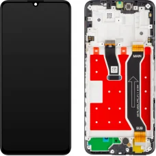 Huawei nova Y72 LCD kijelző modul, fekete