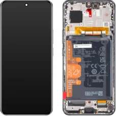 LCD Kijelző Modul Honor 90-hez, akkumulátorral, Éjfekete színben,