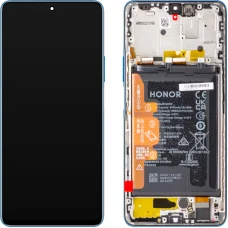 LCD kijelző modul Honor X9 5G / Magic4 Lite-hoz, akkumulátorral, Ocean Blue