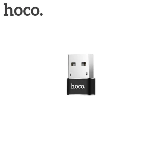 USB-C to USB-A Adapter Hoco UA6, Fekete - 3