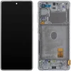 LCD Kijelző Modul Samsung Galaxy S20 FE 5G G781-hez, Fehér thumbnail
