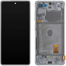 LCD Kijelző Modul Samsung Galaxy S20 FE 5G G781-hez, Fehér