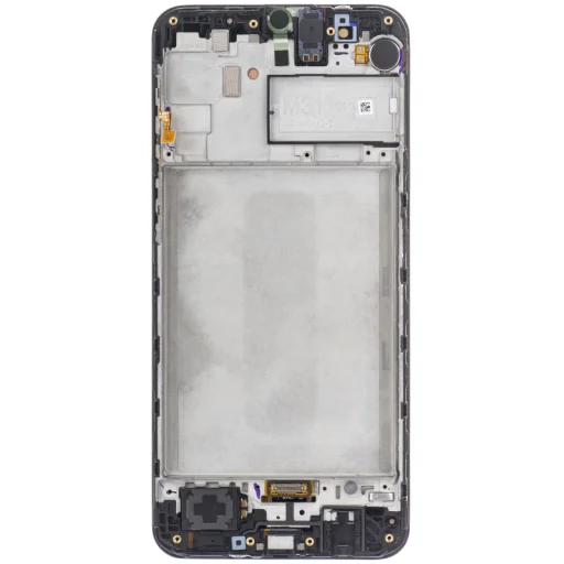 LCD Kijelző Modul Samsung Galaxy M31 M315 készülékhez, Fekete, Szerviz, szerelés - 3