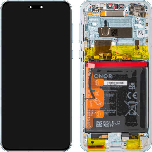 LCD kijelző modul Honor Magic7 Pro-hoz, akkumulátorral, Breeze Blue - 1