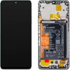 LCD Kijelző Modul Huawei nova Y90-hez, akkuval, smaragdzöld