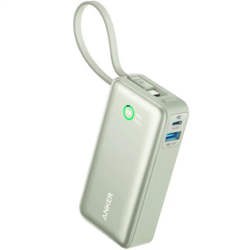 Anker Nano, 10000mAh, 30W, QC + PD, Zöld Powerbank - 3