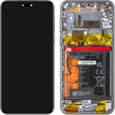 LCD kijelző modul Honor Magic7 Pro-hoz, akkumulátorral, fekete