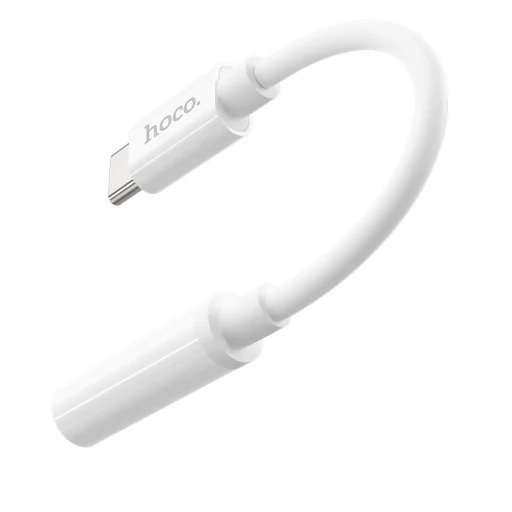 USB-C - 3.5mm audio adapter Hoco LS30, fehér - 4