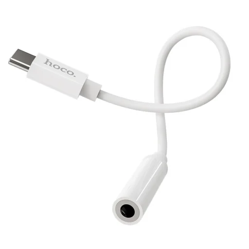 USB-C - 3.5mm audio adapter Hoco LS30, fehér - 5