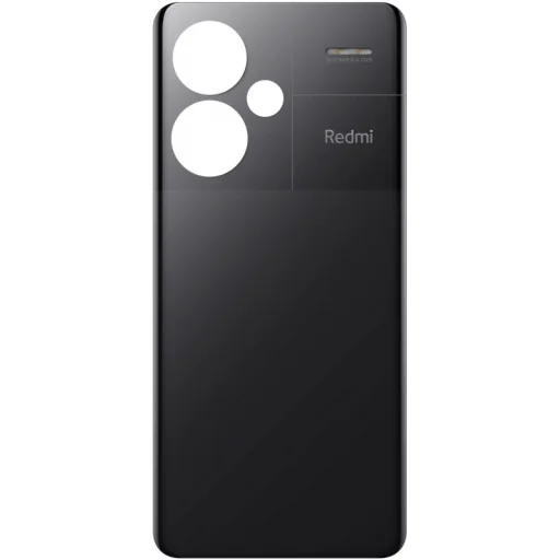 Akkumulátorfedél Xiaomi Redmi Note 13 Pro+ készülékhez, kamera lencse nélkül, Midnight Black - 1
