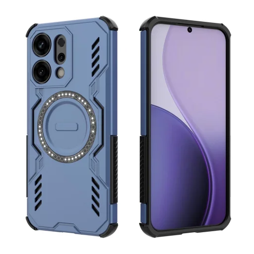 Oppo Reno14 - ArmorMag Tok - Techsuit - Kék tok - 2