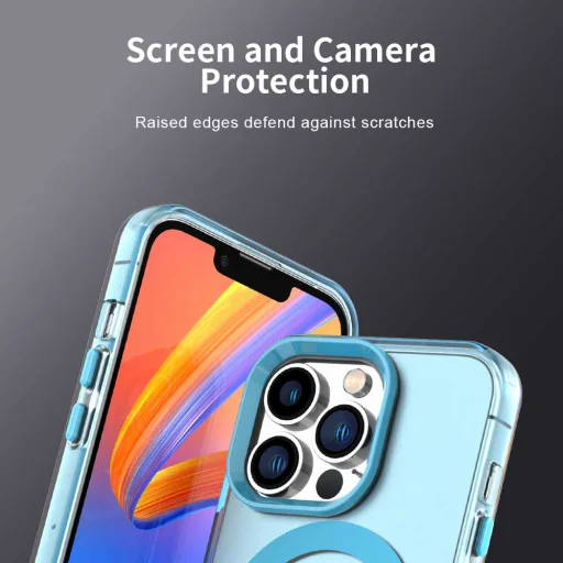 iPhone 13 Pro - Techsuit - CandyCase MagSafe - Kék tok - 5