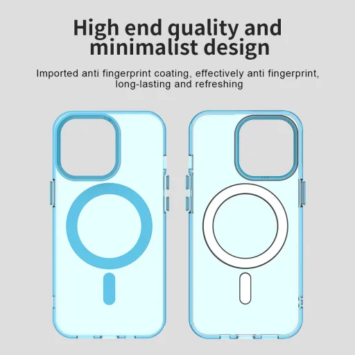 iPhone 12 Pro Max tok - CandyCase MagSafe - Techsuit - Kék - 3