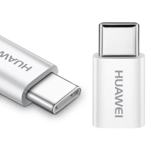 microUSB-USB-C adapter Huawei AP52, Fehér - 1