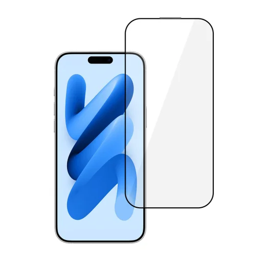  iPhone 17 Air fekete Tel Protect Full Glue 6D edzett üvegfólia - 10 darabos csomag üvegfólia - 2